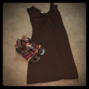 Dress and sandals